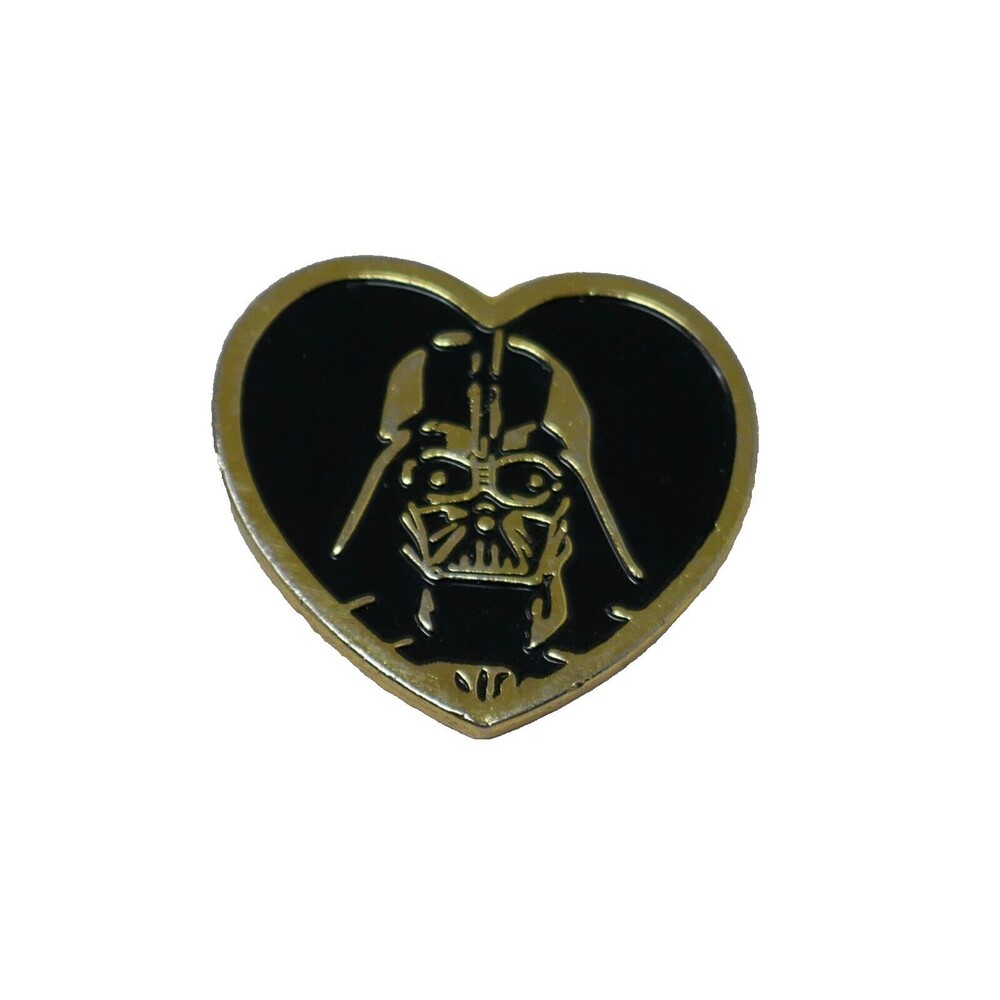 Variety 2013 Star Wars Darth Vader Black and Gold Heart Lapel Pin